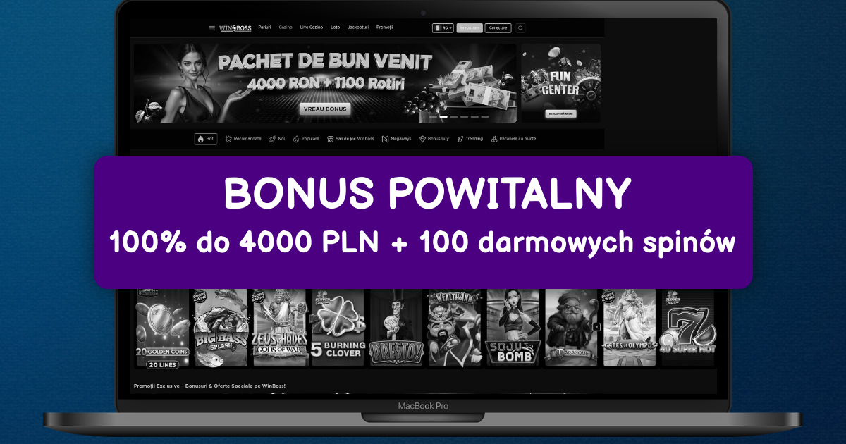 WinBoss Casino welcome bonus