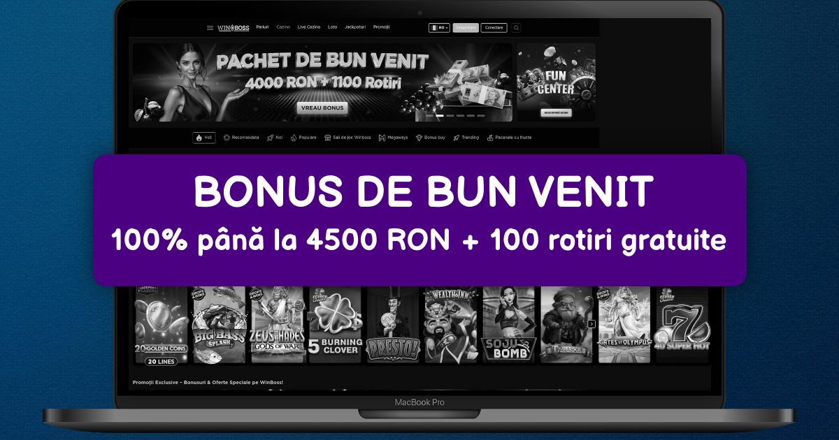 WinBoss Casino welcome bonus